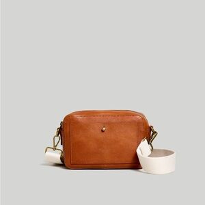 Madewell Transport Camera Bag | 100% Leather | Brown